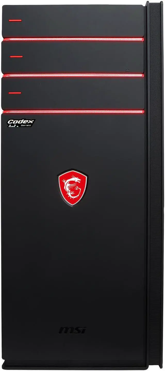 Alt view image 3 of 15 - MSI Gaming Desktop Codex XE Plus 9SI-294US Intel Core i7-9700K 16GB DDR4 512GB SSD GeForce GTX 1660 Ti Windows 10 Home 64-bit