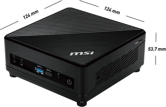 Alt view image 11 of 16 - MSI Cubi 5 10M-025US Mini PC - Intel Core i5-10210U, 8 GB DDR4, 512 GB SSD, Intel UHD Graphics, Windows 10 Home