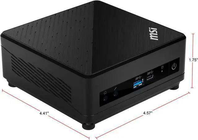 Alt view image 8 of 16 - MSI Cubi 5 10M-025US Mini PC - Intel Core i5-10210U, 8 GB DDR4, 512 GB SSD, Intel UHD Graphics, Windows 10 Home