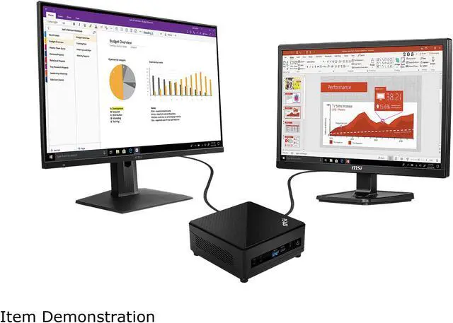 Alt view image 11 of 13 - MSI Cubi 5 10M-027US Mini PC - Intel Core i3-10110U, 8 GB DDR4, 256 GB SSD, Intel UHD Graphics, Windows 10 Home