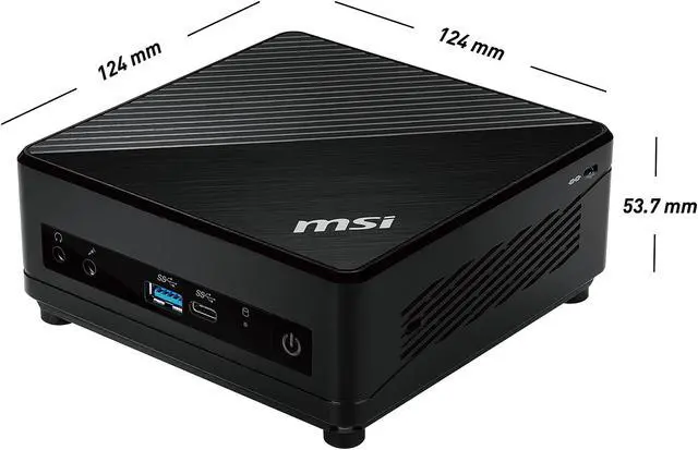 Alt view image 12 of 13 - MSI Cubi 5 10M-027US Mini PC - Intel Core i3-10110U, 8 GB DDR4, 256 GB SSD, Intel UHD Graphics, Windows 10 Home