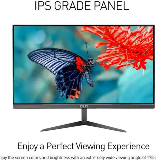 Alt view image 9 of 14 - MSI PRO 24X 10M-045US - 23.8" - Intel Celeron 5205U - 4 GB DDR4 - 64 GB SSD - 500 GB HDD - Windows 10 Pro - All-in-One
