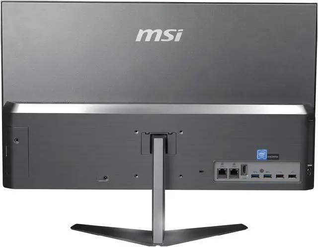Alt view image 7 of 14 - MSI PRO 24X 10M-045US - 23.8" - Intel Celeron 5205U - 4 GB DDR4 - 64 GB SSD - 500 GB HDD - Windows 10 Pro - All-in-One