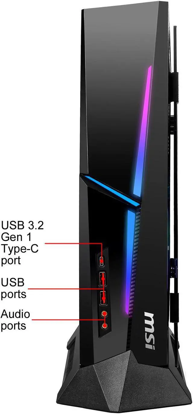 Alt view image 7 of 10 - MSI Gaming Desktop MEG Trident X 10SD-864US Intel Core i7-10700KF 32GB DDR4 1TB PCIe SSD GeForce RTX 2070 SUPER Windows 10 Home 64-bit