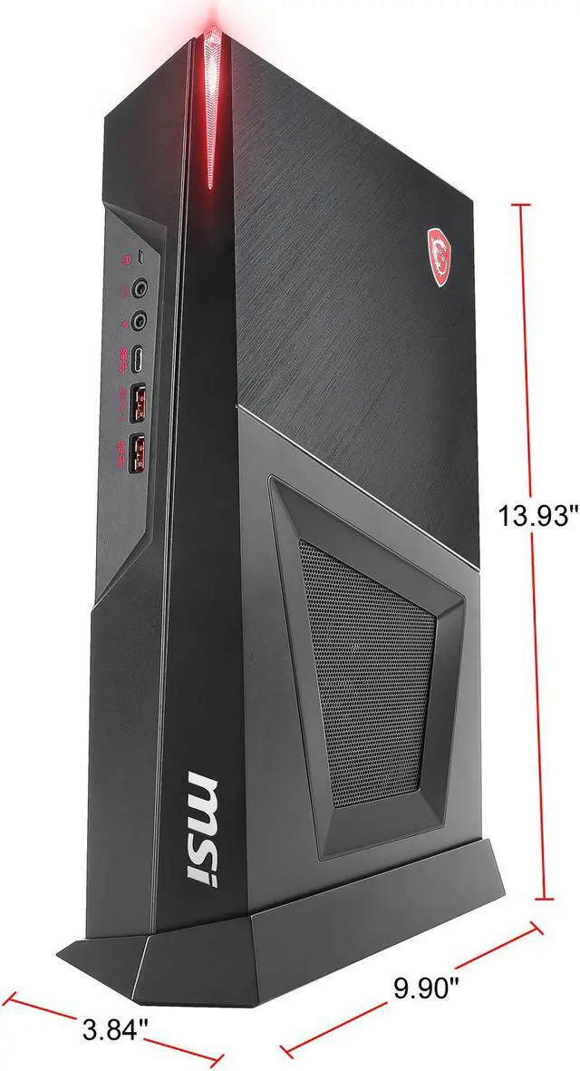 Alt view image 7 of 9 - MSI MPG Trident 3 10SI-002US - Intel Core i5-10400F - 8 GB DDR4 - 1 TB HDD + 512 GB SSD - GeForce GTX 1660 SUPER - Windows 10 Home - Gaming Desktop