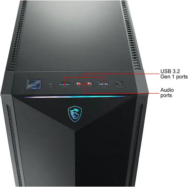 Alt view image 7 of 8 - MSI Aegis RS 9SE-025US - Intel Core i7-9700F - 16 GB DDR4 - 1 TB SSD - GeForce RTX 2080 - Windows 10 Home - Gaming Desktop