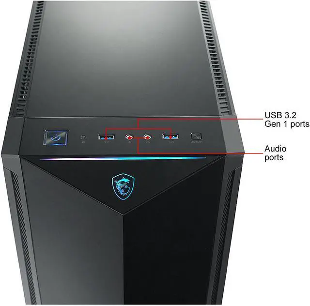 Alt view image 8 of 8 - MSI Gaming Desktop Aegis RS 9SC-024US Intel Core i7-9700F 16GB DDR4 1TB HDD 512GB SSD GeForce RTX 2060 SUPER Windows 10 Home 64-bit