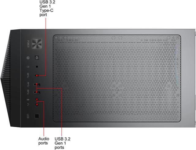 Alt view image 8 of 8 - MSI AEGIS RS 10SD-034US - Intel Core i7-10700KF - 16 GB DDR4 - 1 TB HDD + 1 TB SSD - GeForce RTX 2070 SUPER - Windows 10 Home - Gaming Desktop