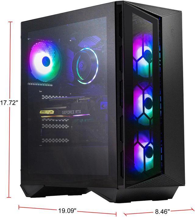 Alt view image 3 of 8 - MSI AEGIS RS 10SD-034US - Intel Core i7-10700KF - 16 GB DDR4 - 1 TB HDD + 1 TB SSD - GeForce RTX 2070 SUPER - Windows 10 Home - Gaming Desktop