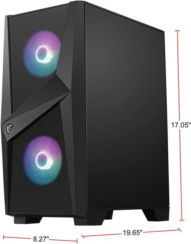 Alt view image 6 of 6 - MSI CODEX R 10SC-006US - Intel Core i7-10700F - 16 GB DDR4 - 1 TB HDD + 512 GB SSD - GeForce RTX 2060 - Gaming Desktop