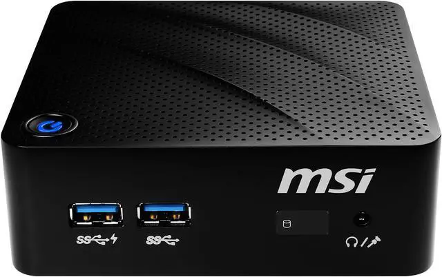 Alt view image 8 of 13 - MSI Desktop Computer Cubi N 8GL-094US Intel Celeron N4000 4GB DDR4 64GB SSD Intel UHD Graphics 600 Windows 10 Pro 64-bit