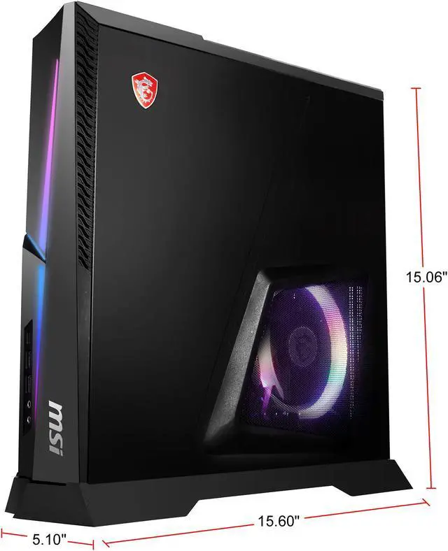 Alt view image 11 of 15 - MSI MPG Trident AS 10SC-1208US - Intel Core i7-10700F - 16 GB DDR4 - 1 TB PCIe SSD - GeForce RTX 2060 SUPER - Windows 10 Home - Gaming Desktop