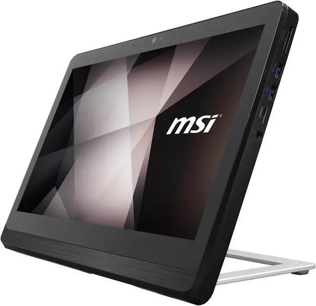 Main image of MSI All-in-One Computer PRO 16 Flex 8GL-061US Intel Celeron N4000 4GB DDR4 256GB PCIe SSD 15.6" Touchscreen Windows 10 Pro 64-bit