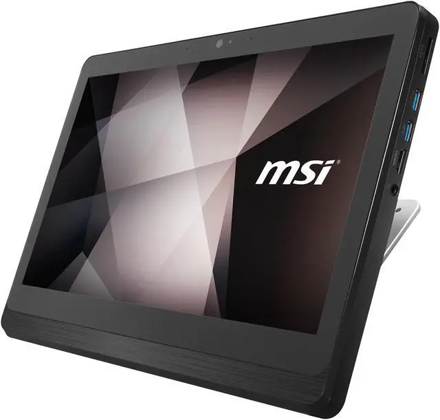 Alt view image 3 of 17 - MSI All-in-One Computer PRO 16 Flex 8GL-061US Intel Celeron N4000 4GB DDR4 256GB PCIe SSD 15.6" Touchscreen Windows 10 Pro 64-bit
