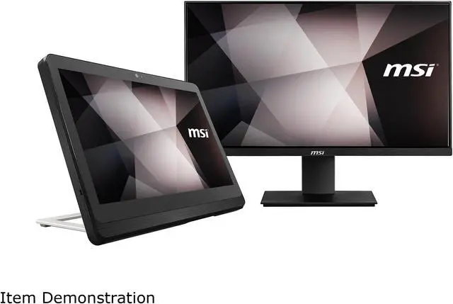 Alt view image 17 of 17 - MSI All-in-One Computer PRO 16 Flex 8GL-061US Intel Celeron N4000 4GB DDR4 256GB PCIe SSD 15.6" Touchscreen Windows 10 Pro 64-bit