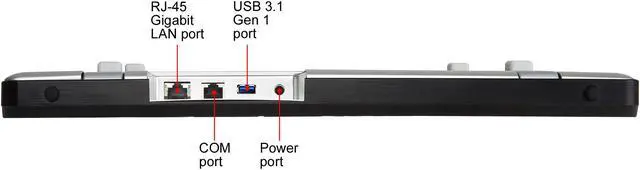 Alt view image 7 of 17 - MSI All-in-One Computer PRO 16 Flex 8GL-061US Intel Celeron N4000 4GB DDR4 256GB PCIe SSD 15.6" Touchscreen Windows 10 Pro 64-bit