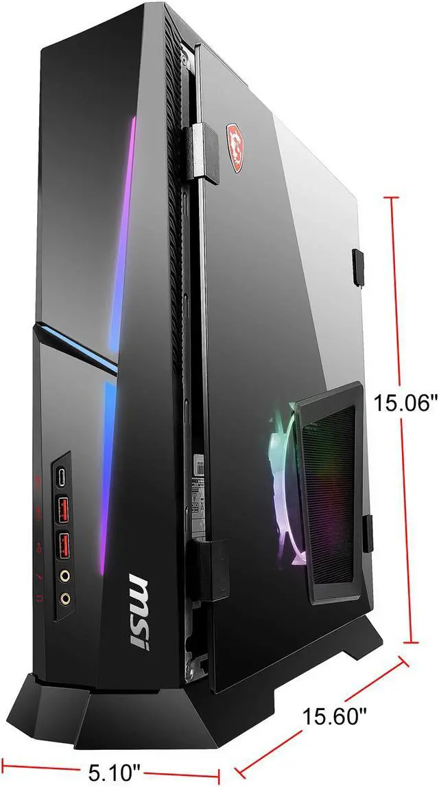 Alt view image 9 of 12 - MSI Gaming Desktop MPG Trident AS 10TD-1420US Intel Core i7-10700F 16GB DDR4 1TB SSD GeForce RTX 3070 Windows 10 Home 64-bit