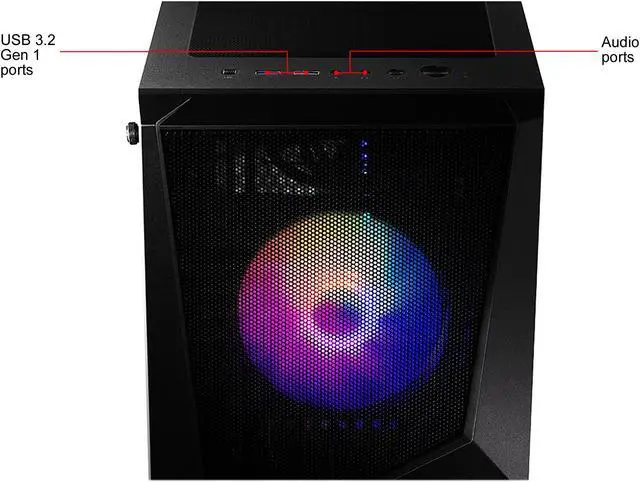 Alt view image 6 of 7 - MSI Gaming Desktop Codex R 10TG-021US Intel Core i5-10400F 16GB DDR4 512GB SSD GeForce RTX 3060 Ti Windows 10 Home 64-bit