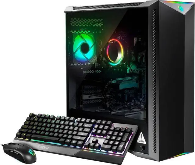 Main image of MSI Gaming Desktop Aegis R 9SD-010US Intel Core i7-9700F 16GB DDR4 1TB SSD GeForce RTX 2070 Windows 10 Home 64-bit