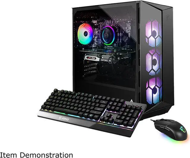 Alt view image 9 of 9 - MSI Gaming Desktop Aegis R 11TC-099US Intel Core i7-11700 16GB DDR4 1TB PCIe SSD GeForce RTX 3060 Windows 10 Home 64-bit