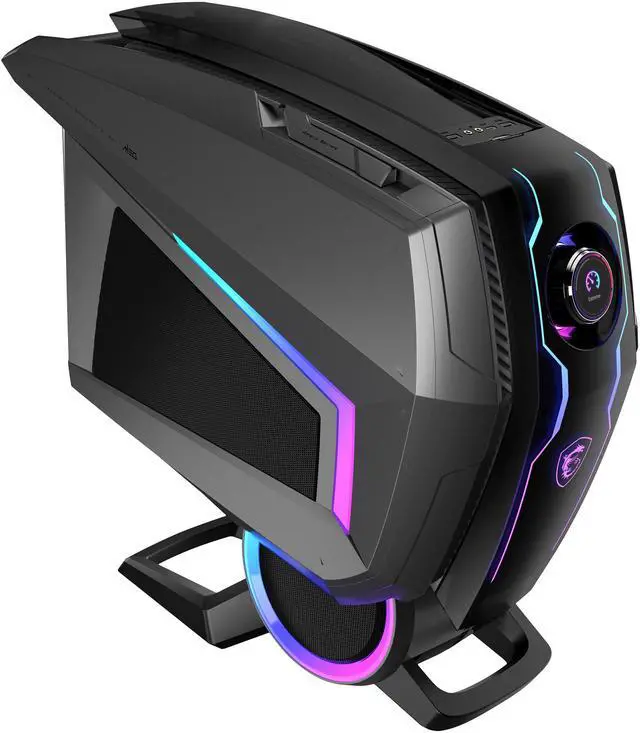 Alt view image 12 of 20 - MSI Gaming Desktop MEG Aegis Ti5 11TD-220CA Intel Core i7 11th Gen 11700K (3.60 GHz) 32 GB DDR4 2 TB HDD 1 TB PCIe SSD NVIDIA GeForce RTX 3070 Windows 10 Pro 64-bit