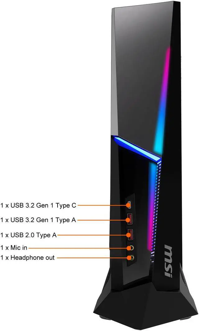 Alt view image 5 of 9 - MSI Gaming Desktop MEG Trident X 11TD-1684CA Intel Core i7-11700K 32GB DDR4 1TB PCIe SSD GeForce RTX 3070 Windows 10 Home 64-bit
