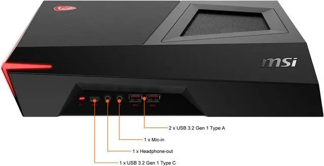 Alt view image 9 of 12 - MSI Gaming Desktop MPG Trident 3 11SI-009CA Intel Core i5 11th Gen 11400F (2.60 GHz) 16 GB DDR4 512 GB PCIe SSD NVIDIA GeForce GTX 1660 SUPER Windows 10 Home 64-bit