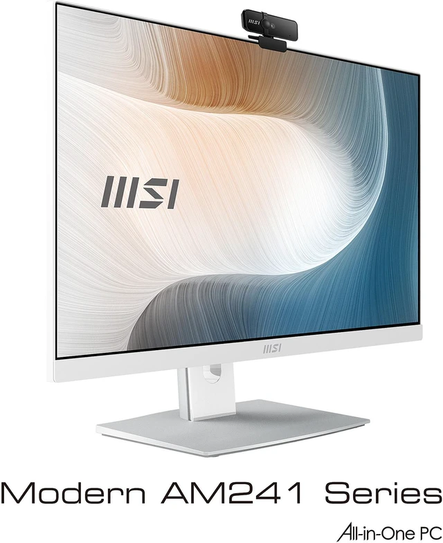 Alt view image 4 of 16 - MSI All-in-One Computer Modern AM241P 11M-235US Intel Core i5-1135G7 8GB DDR4 256GB PCIe SSD 23.8'' Windows 10 Home 64-bit