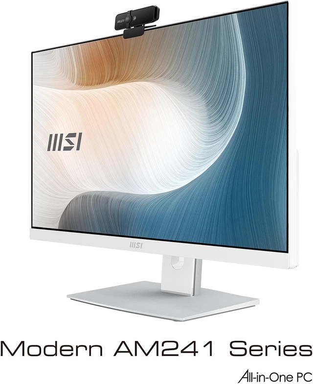 Alt view image 3 of 16 - MSI All-in-One Computer Modern AM241P 11M-235US Intel Core i5-1135G7 8GB DDR4 256GB PCIe SSD 23.8'' Windows 10 Home 64-bit