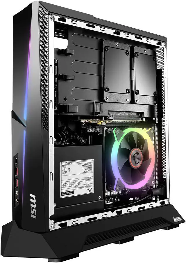 Alt view image 8 of 9 - MSI Gaming Desktop MEG Trident X 11TE-1871US Intel Core i7-11700K 16GB DDR4 1TB PCIe SSD GeForce RTX 3080 Windows 10 Home 64-bit