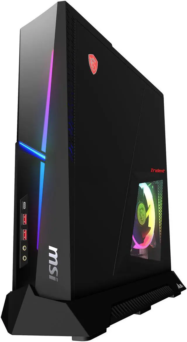 Alt view image 4 of 9 - MSI Gaming Desktop MEG Trident X 11TE-1871US Intel Core i7-11700K 16GB DDR4 1TB PCIe SSD GeForce RTX 3080 Windows 10 Home 64-bit
