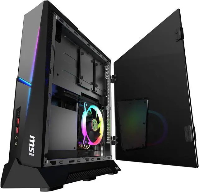 Alt view image 7 of 9 - MSI Gaming Desktop MEG Trident X 11TE-1871US Intel Core i7-11700K 16GB DDR4 1TB PCIe SSD GeForce RTX 3080 Windows 10 Home 64-bit