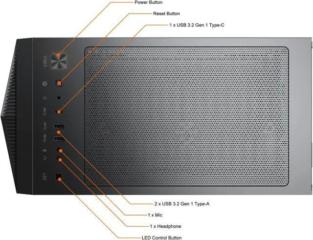 Alt view image 5 of 5 - MSI Gaming Desktop Aegis RS 10DS-217US Intel Core i7-10700K 16GB DDR4 1TB HDD 1TB SSD AMD Radeon RX 6700 XT Windows 10 Home 64-bit