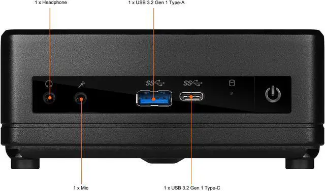 Alt view image 5 of 13 - MSI Desktop Computer Cubi 5 10M-269US Intel Core i3-10110U 8GB DDR4 256GB PCIe SSD Intel UHD Graphics Windows 10 Home 64-bit