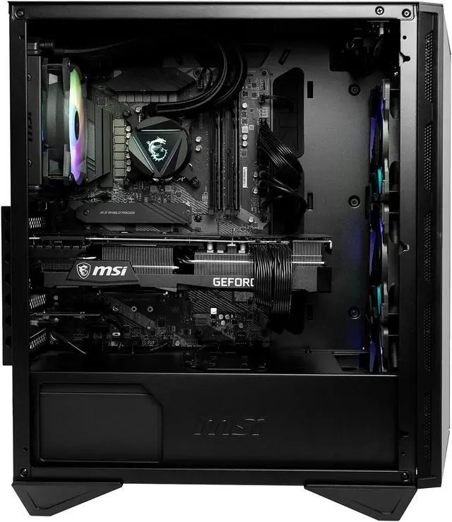 Alt view image 6 of 10 - MSI Gaming Desktop Aegis RS 11TG-222US Intel Core i7-11700K 16GB DDR4 1TB HDD 1TB PCIe SSD GeForce RTX 3060 Ti Windows 10 Home 64-bit