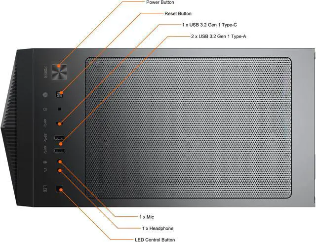Alt view image 9 of 10 - MSI Gaming Desktop Aegis RS 11TG-222US Intel Core i7-11700K 16GB DDR4 1TB HDD 1TB PCIe SSD GeForce RTX 3060 Ti Windows 10 Home 64-bit