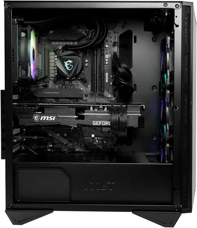 Alt view image 6 of 10 - MSI Gaming Desktop Aegis RS 11TF-223US Intel Core i7 11th Gen 11700K (3.60 GHz) 32 GB DDR4 2 TB HDD 2 TB PCIe Gen3 SSD NVIDIA GeForce RTX 3080 Ti Windows 10 Home 64-bit