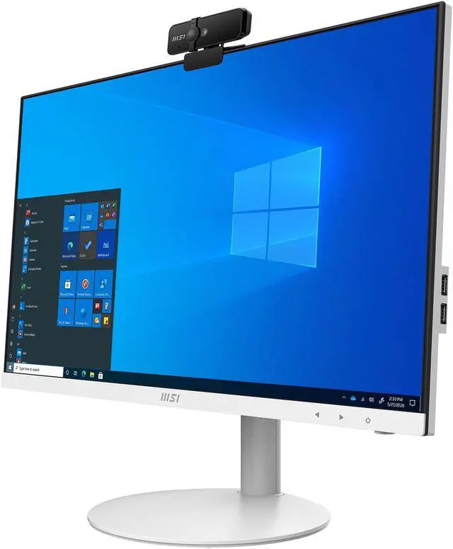 Alt view image 6 of 20 - MSI All-in-One Computer PRO AP241 11M-009US Intel Core i3-10105 8GB DDR4 250 GB M.2 NVMe SSD 23.8" Windows 11 Home 64-bit