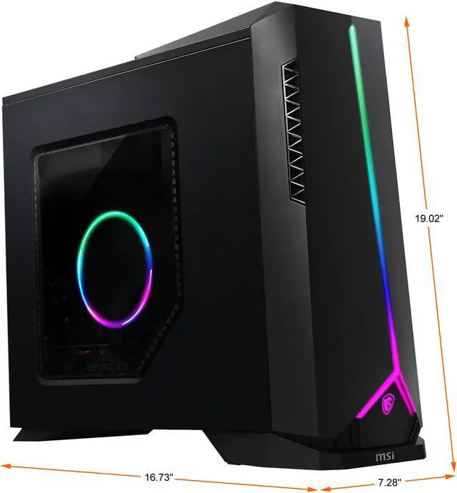 Alt view image 7 of 8 - MSI Gaming Desktop Aegis SE 11SI-237US Intel Core i5-11400F 16GB DDR4 1TB SSD GeForce GTX 1660 Ti Windows 10 Home 64-bit