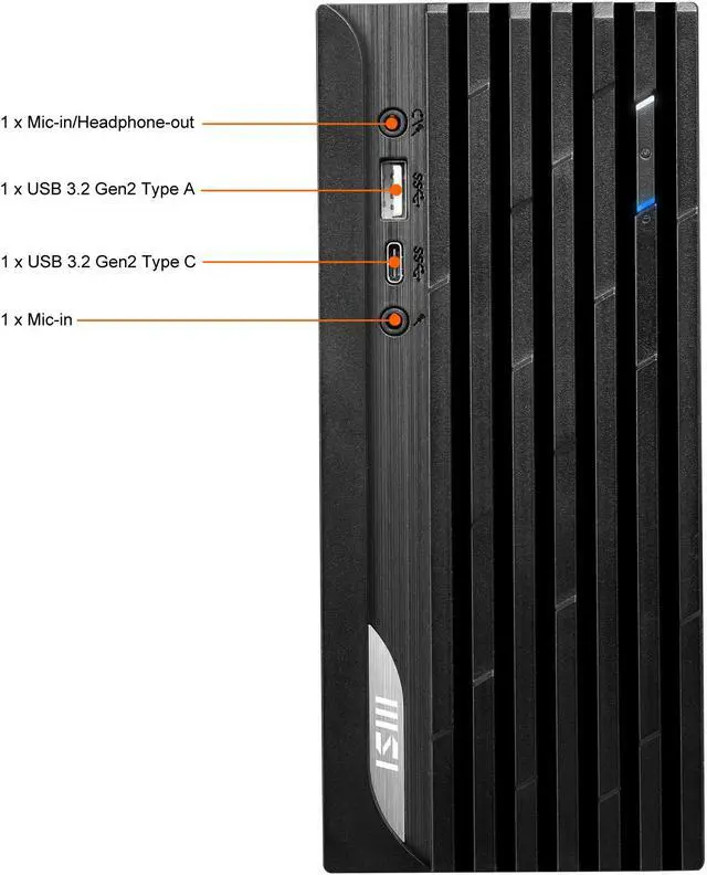 Alt view image 15 of 16 - MSI Business Desktop PRO DP20Z 5M-029US AMD Ryzen 7 5700G 16GB DDR4 250 GB M.2 NVMe SSD AMD Radeon Graphics Windows 10 Pro 64-bit