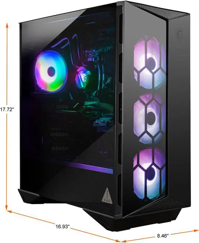 Alt view image 4 of 10 - MSI Gaming Desktop Aegis RS 11TE-243US Intel Core i9-11900KF 32GB DDR4 1 TB M.2 NVMe SSD GeForce RTX 3070 Ti Windows 10 Home 64-bit