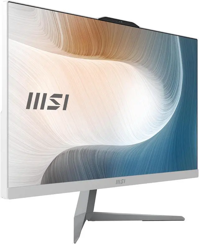 Alt view image 4 of 12 - MSI All-in-One Computer Modern AM242 11M-892US Intel Core i3-1115G4 8GB DDR4 256 GB M.2 NVMe SSD 23.8" Windows 11 Home 64-bit