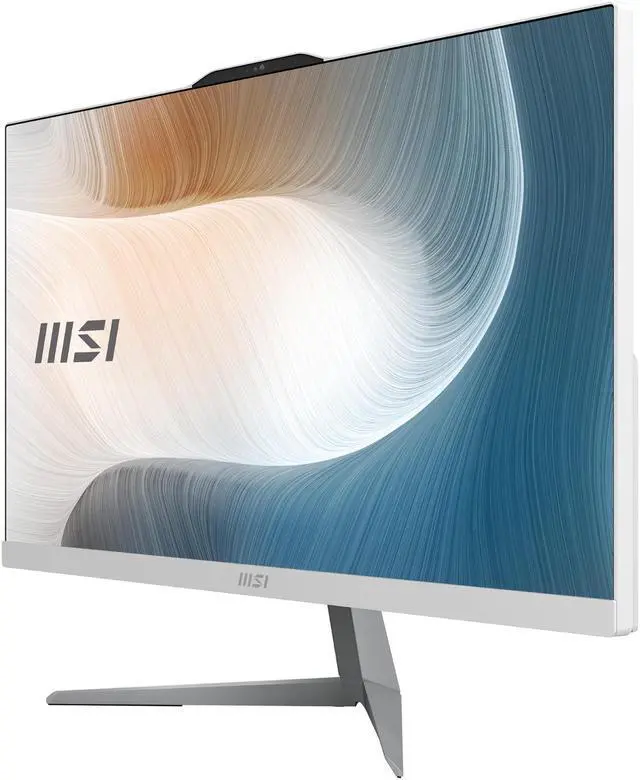Alt view image 3 of 12 - MSI All-in-One Computer Modern AM242 11M-892US Intel Core i3-1115G4 8GB DDR4 256 GB M.2 NVMe SSD 23.8" Windows 11 Home 64-bit