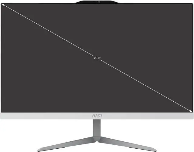 Alt view image 2 of 12 - MSI All-in-One Computer Modern AM242 11M-892US Intel Core i3-1115G4 8GB DDR4 256 GB M.2 NVMe SSD 23.8" Windows 11 Home 64-bit