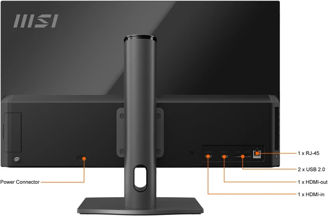Alt view image 20 of 20 - MSI All-in-One Computer Modern AM271P 11M-426US Intel Core i7-1165G7 16GB DDR4 512 GB M.2 NVMe SSD 27'' Windows 11 Home 64-bit