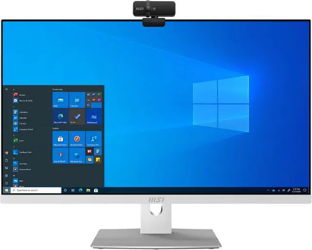 Alt view image 4 of 18 - MSI All-in-One Computer Modern AM271P 11M-428US Intel Core i7-1165G7 16GB DDR4 512 GB M.2 NVMe SSD 27'' Windows 11 Home 64-bit