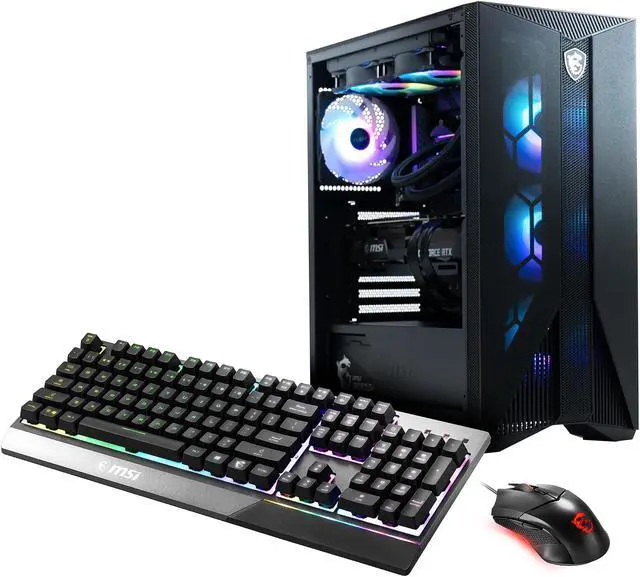 Main image of MSI Gaming Desktop Aegis RS 12TE-255US Intel Core i9-12900K 32GB DDR5 2TB HDD 1 TB M.2 NVMe SSD GeForce RTX 3080 Windows 11 Home 64-bit