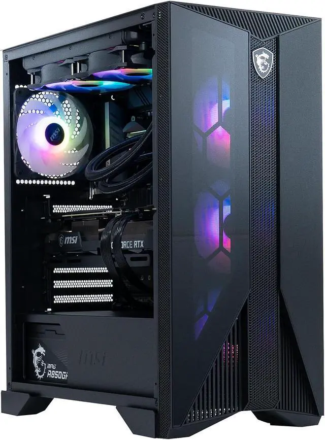 Alt view image 4 of 16 - MSI Gaming Desktop Aegis RS 12TE-255US Intel Core i9-12900K 32GB DDR5 2TB HDD 1 TB M.2 NVMe SSD GeForce RTX 3080 Windows 11 Home 64-bit