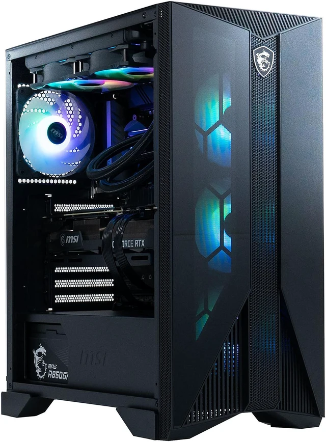 Alt view image 3 of 16 - MSI Gaming Desktop Aegis RS 12TE-257US Intel Core i7-12700K 32GB DDR5 2TB HDD 1 TB M.2 NVMe SSD GeForce RTX 3080 Windows 11 Home 64-bit