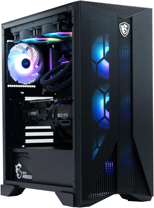 Alt view image 5 of 16 - MSI Gaming Desktop Aegis RS 12TE-257US Intel Core i7-12700K 32GB DDR5 2TB HDD 1 TB M.2 NVMe SSD GeForce RTX 3080 Windows 11 Home 64-bit